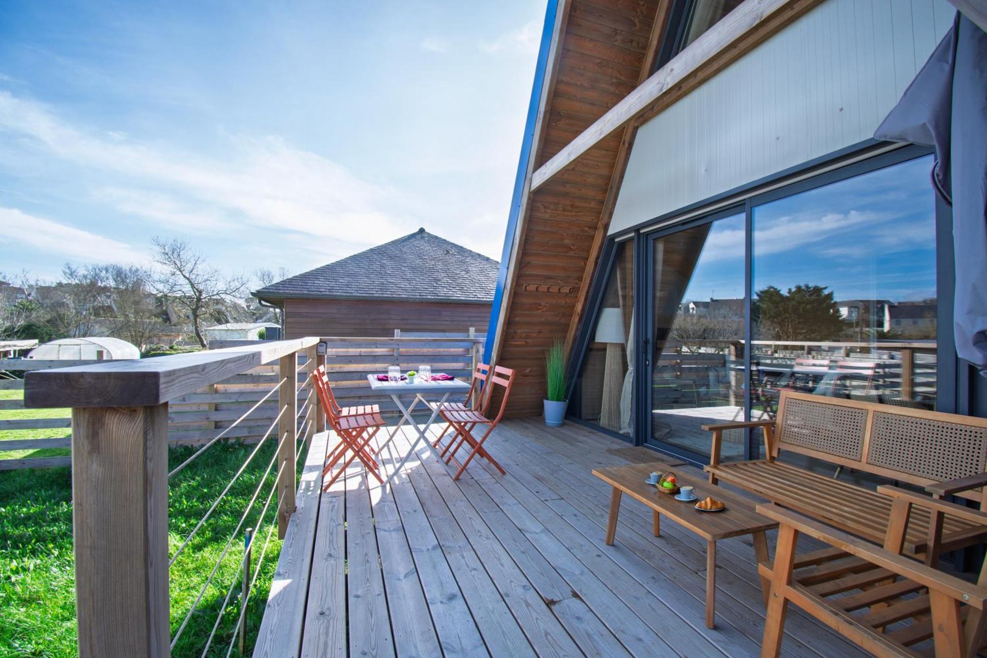 Le Tipi Bleu Tiny House Neuve Avec Terrasse Et Jardin Βίλα Camaret-sur-Mer Εξωτερικό φωτογραφία